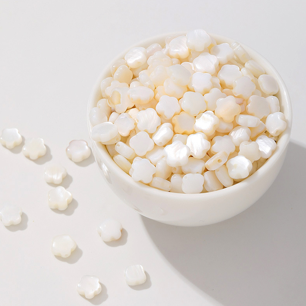 Mother Of Pearl Shell Pendant Necklace - 20Pcs 화이트 쉘 사랑 심장 잎