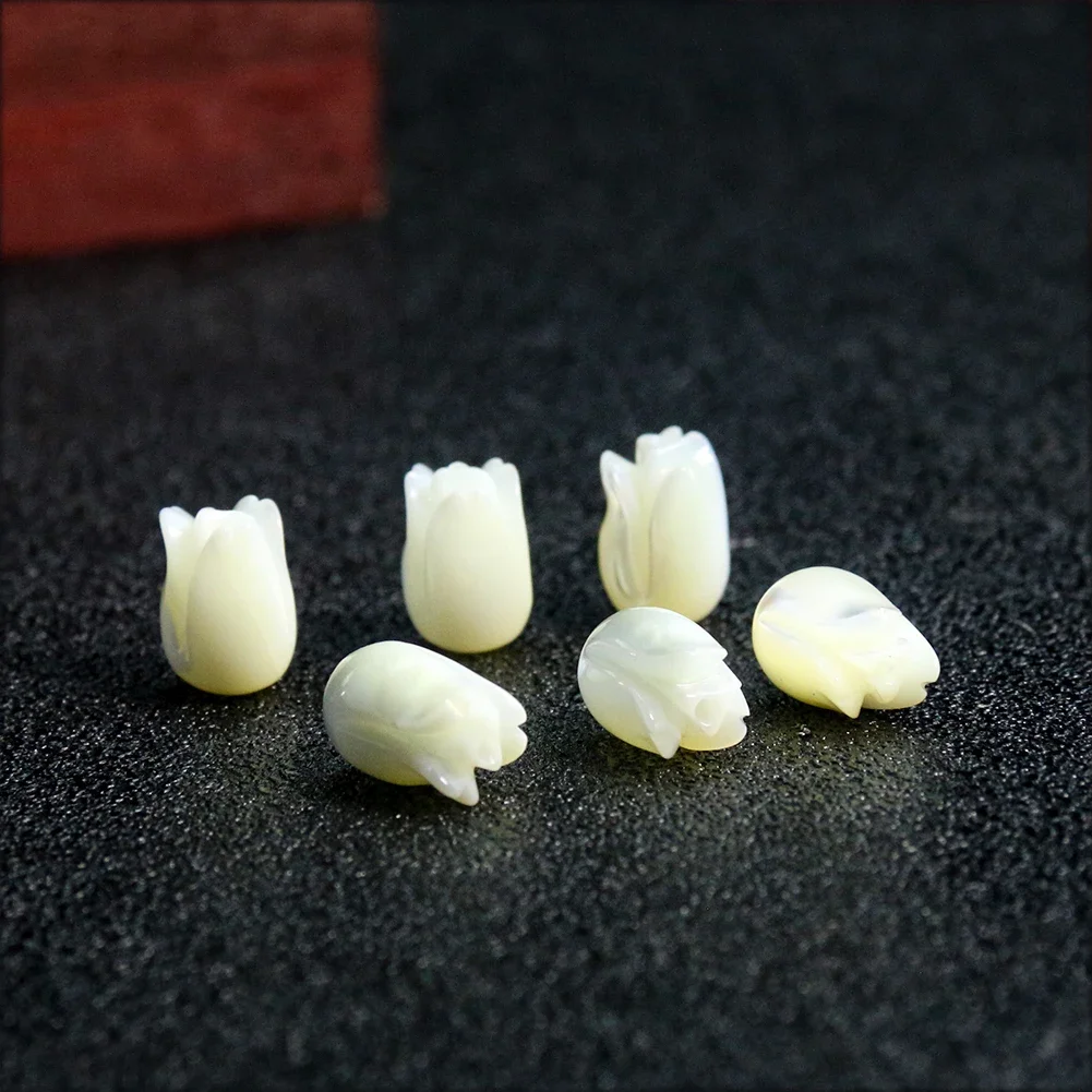 Mother Of Pearl Shell Pendant Necklace - 2PCS 자연 쉘 비즈 조각 된
