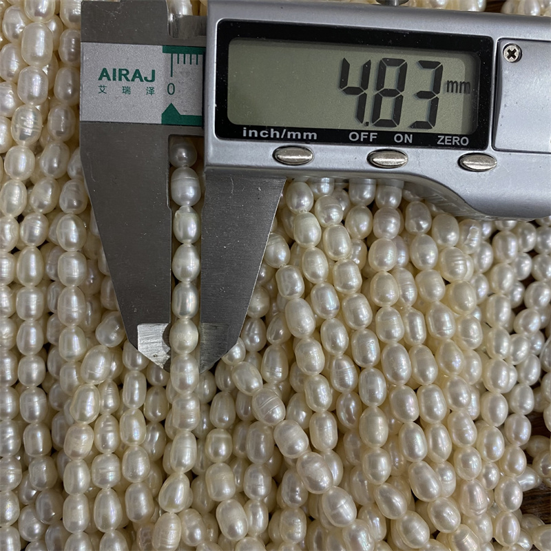 Natural Freshwater Pearl Strand Loose Beads - AA 중간 품질 천연 담수 진주