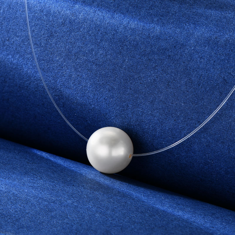 Freshwater Cultured Pearl Necklace 8-9Mm - 여성을위한 양식 8-9mm 천연 담수 진주
