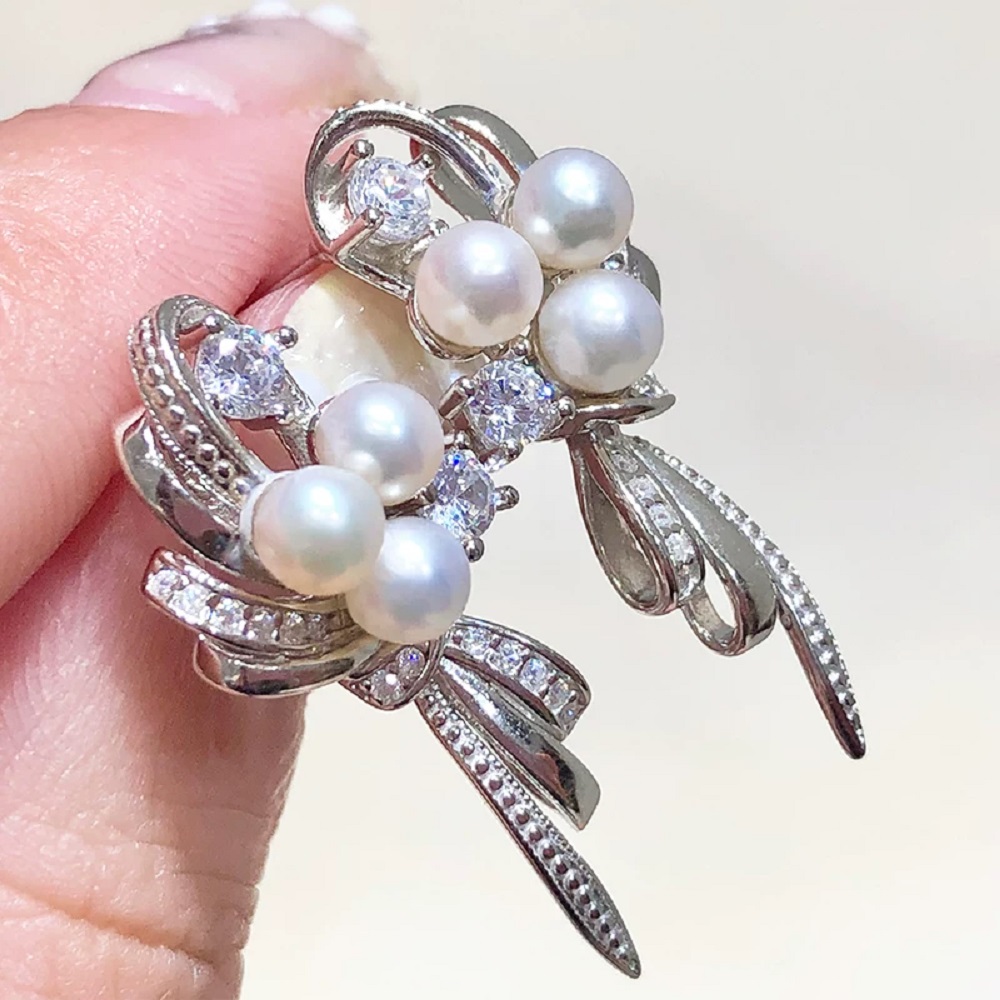 천연 진주 귀걸이 AAAA4-5mm 새로운 925 스털 - Akoya Pearl Stud Earrings Sterling Silver 리뷰 및 가격
