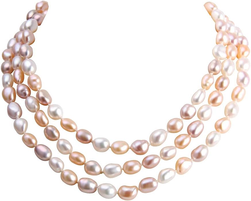 8-9mm 바로크 멀티컬러 담수 양식 진주 목걸이 (여 - Freshwater Cultured Pearl Necklace 8-9Mm 리뷰 및 가격