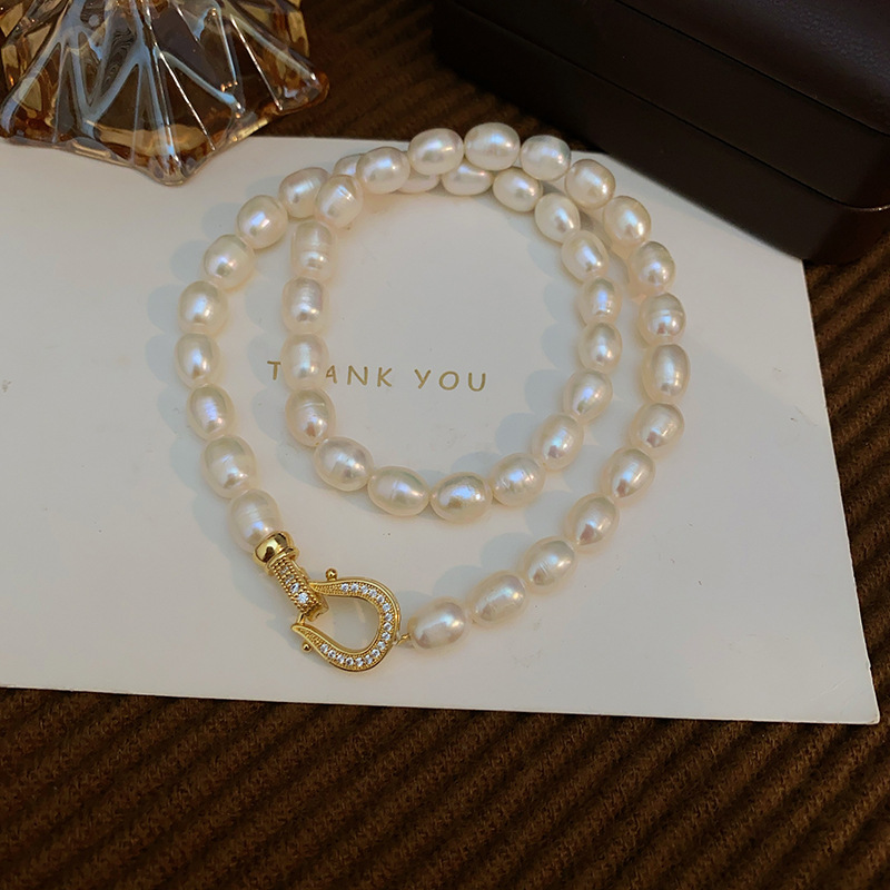 슈퍼 고품질 100% 천연 담수 진주 14K 골드 필드 - Baroque Pearl Pendant Necklace Gold 리뷰 및 가격