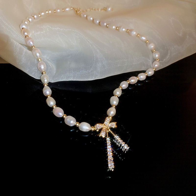 100% 천연 담수 진주 14K 골드 채워진 유행 반짝 - Baroque Pearl Pendant Necklace Gold 리뷰 및 가격