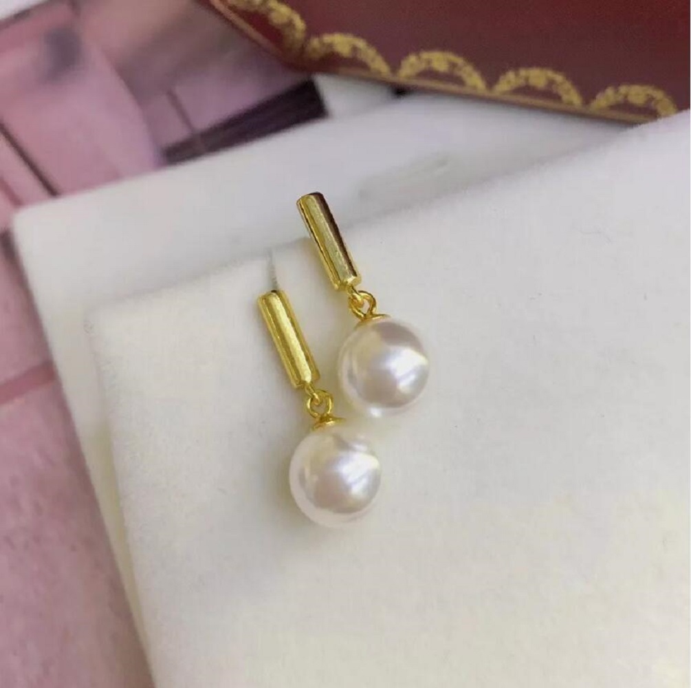 고급 AAAA +++ 일본 아코야 라운드 화이트 펄 e - Akoya Pearl Stud Earrings Sterling Silver 리뷰 및 가격