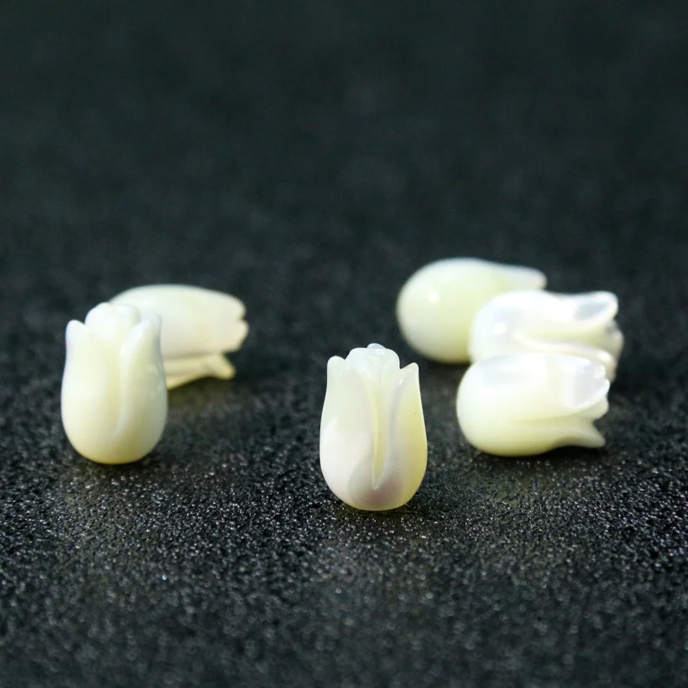 2PCS 자연 쉘 비즈 조각 된 튤립 장미 꽃 진주 매 - Mother Of Pearl Shell Pendant Necklace 리뷰 및 가격