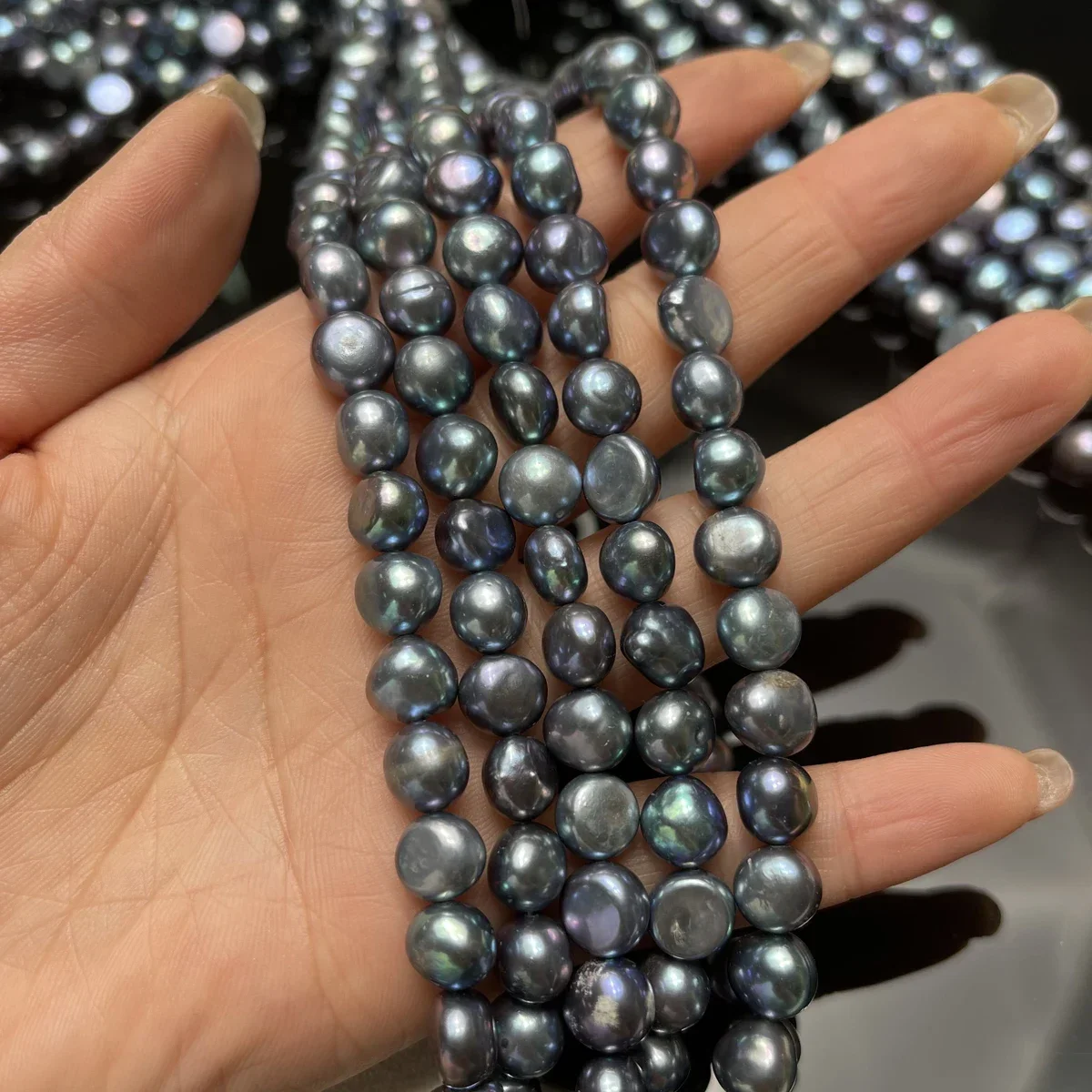 4A 프리미엄 10-11mm 화이트 라운드 담수 진주  - Natural Freshwater Pearl Strand Loose Beads 리뷰 및 가격