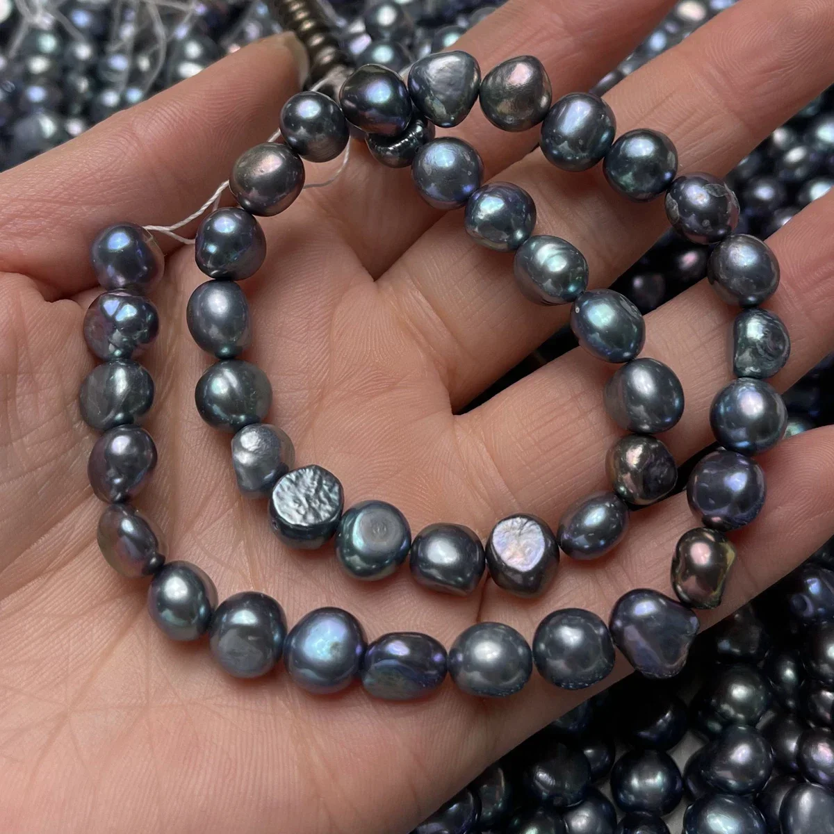 4A 프리미엄 10-11mm 화이트 라운드 담수 진주  - Natural Freshwater Pearl Strand Loose Beads 리뷰 및 가격