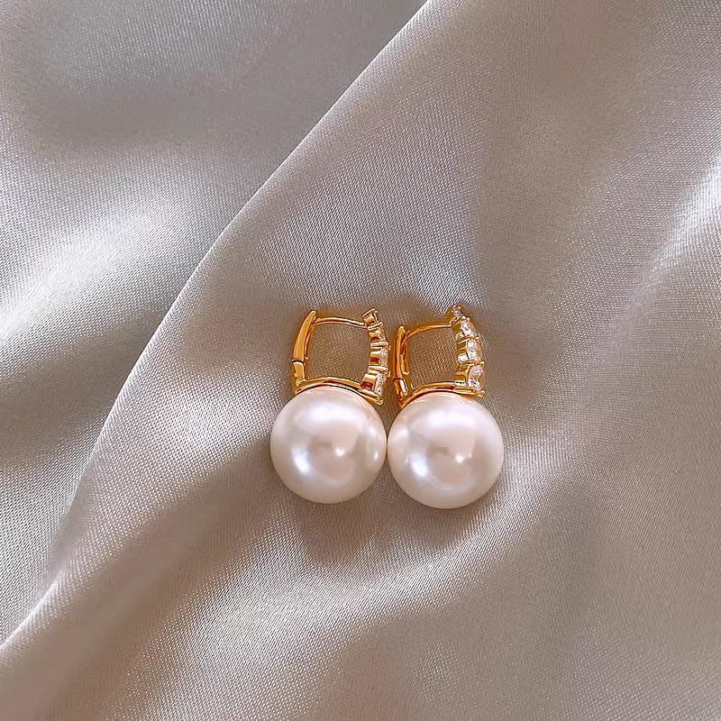 남양해산 AAAA 등급 천연 바로크형 둥근 진주, 9- - Akoya Pearl Stud Earrings Sterling Silver 리뷰 및 가격