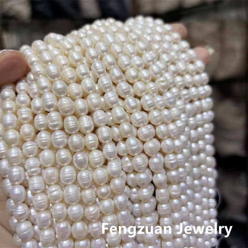 AA 중간 품질 천연 담수 진주 스트랜드 쌀 모양 여성 - Natural Freshwater Pearl Strand Loose Beads 리뷰 및 가격