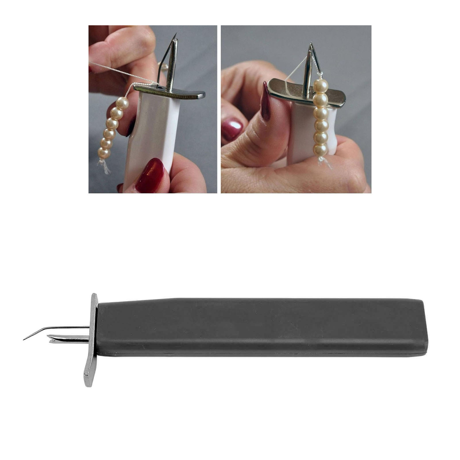 구슬 매듭 도구, 안전한 매듭 만들기, 사용하기 쉬운  - Pearl Knotting Tool Craft Jewelry Making 리뷰 및 가격