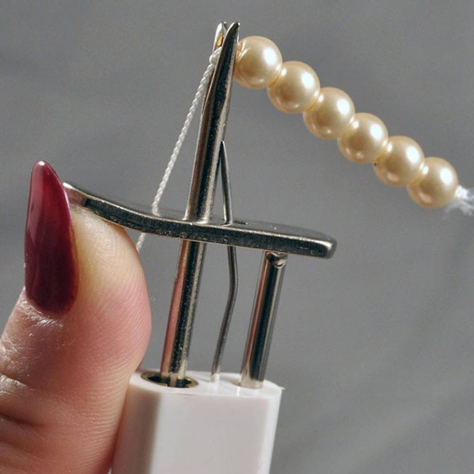구슬 매듭 도구, 안전한 매듭 만들기, 사용하기 쉬운  - Pearl Knotting Tool Craft Jewelry Making 리뷰 및 가격