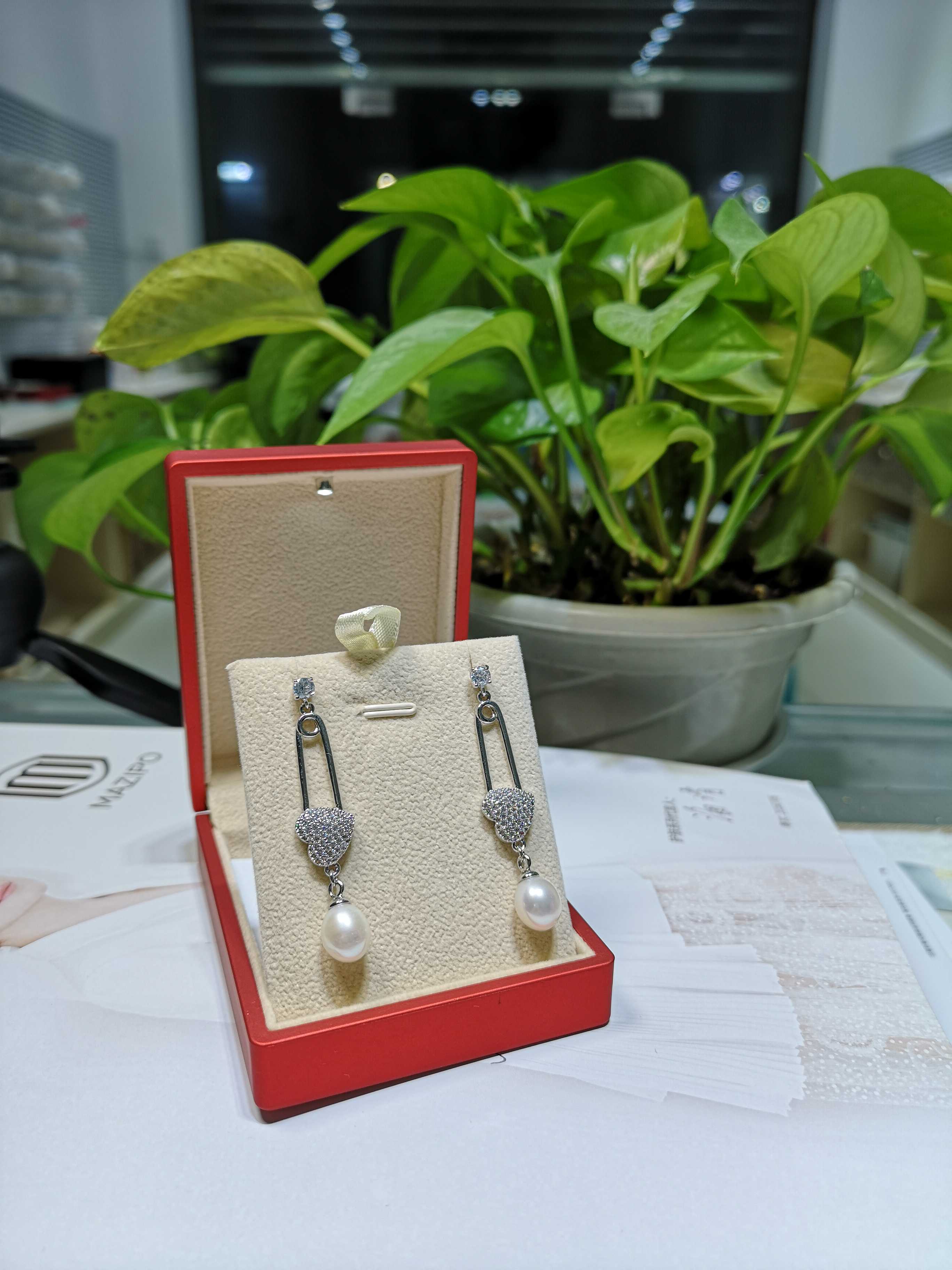 천연 진주 귀걸이, 러브 귀걸이, 핀 실버 귀걸이, 9 - Akoya Pearl Stud Earrings Sterling Silver 리뷰 및 가격