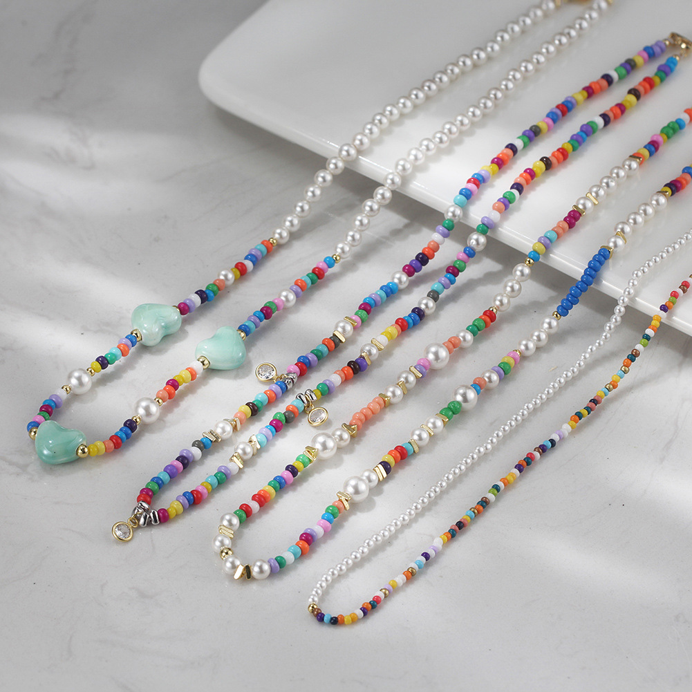 천연 진주 비즈 목걸이, S925 실버 소재, 다채로운 - Silver Bead Clasps For Pearl Necklace 리뷰 및 가격
