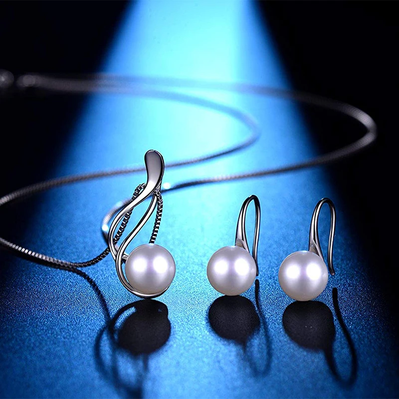 Dainashi-우아한 925 스털링 실버 AAAA 담 - Freshwater Cultured Pearl Necklace 8-9Mm 리뷰 및 가격