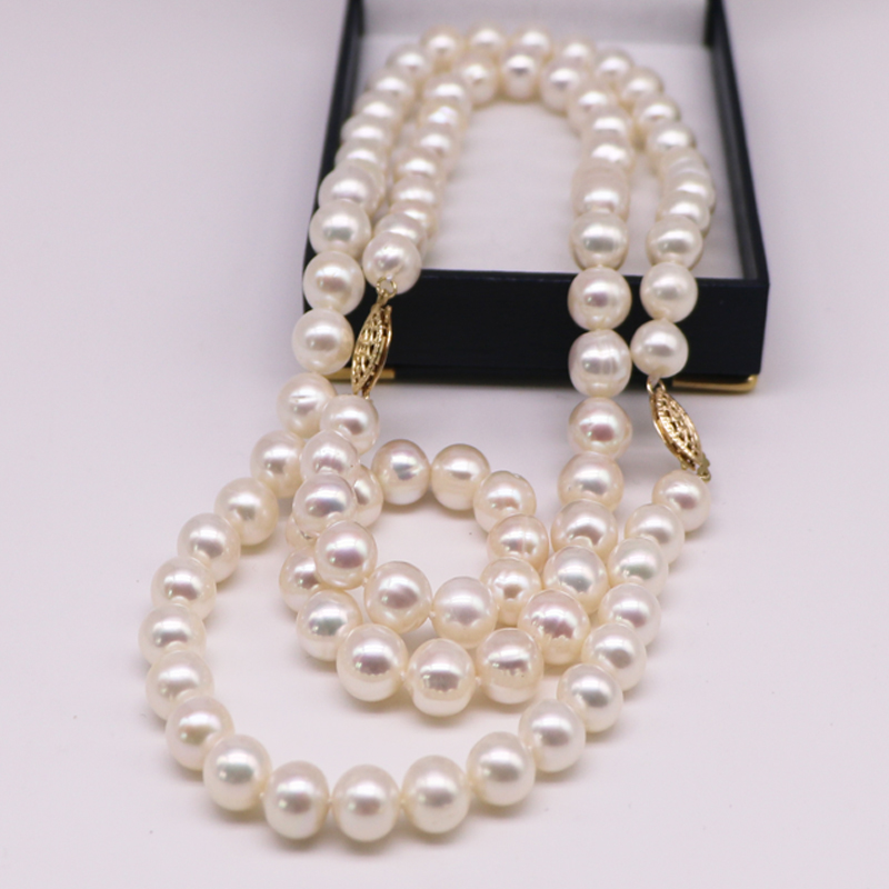 HOOZ Z.P 8-9mm 화이트 천연 담수 양식 진주 - Freshwater Cultured Pearl Necklace 8-9Mm 리뷰 및 가격
