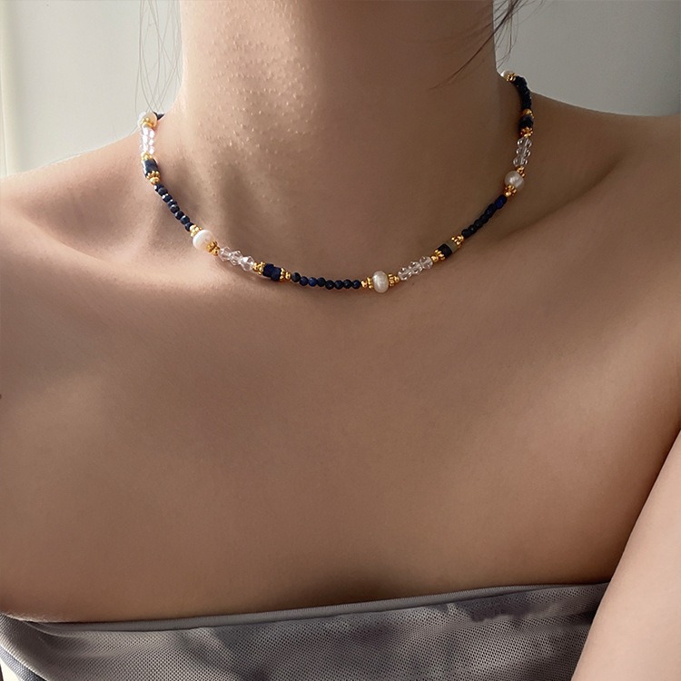 새로운 디자인 100% 천연 담수 진주 & Lazuri - Baroque Pearl Pendant Necklace Gold 리뷰 및 가격