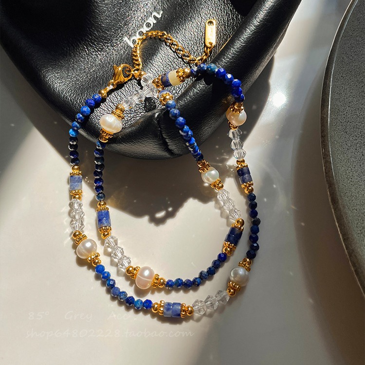 새로운 디자인 100% 천연 담수 진주 & Lazuri - Baroque Pearl Pendant Necklace Gold 리뷰 및 가격