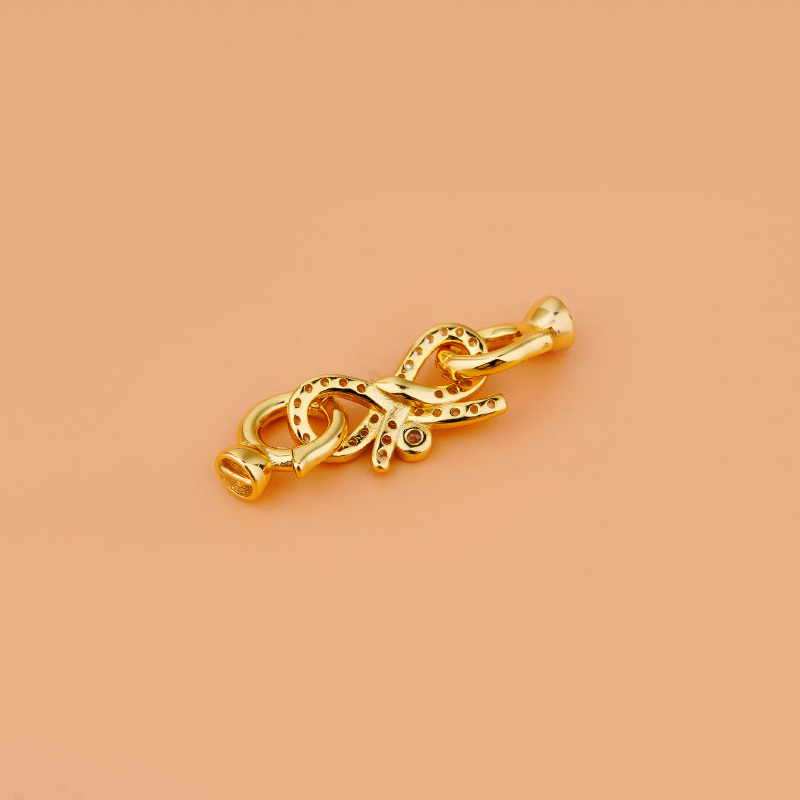 S925 스털링 실버 쥬얼리, 가벼운 럭셔리 작은 활  - Silver Bead Clasps For Pearl Necklace 리뷰 및 가격