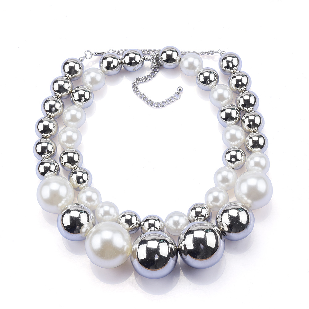2026 새로운 패션 더블 레이어 모조 진주 목걸이 여 - Silver Bead Clasps For Pearl Necklace 리뷰 및 가격