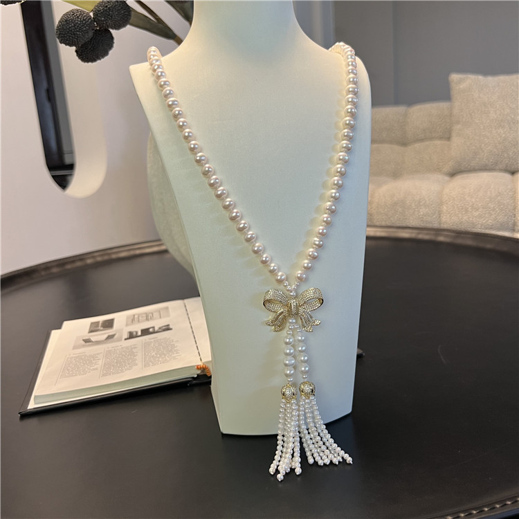 31'' 8-9mm 화이트 담수 양식 진주 펜던트 - Freshwater Cultured Pearl Necklace 8-9Mm 리뷰 및 가격