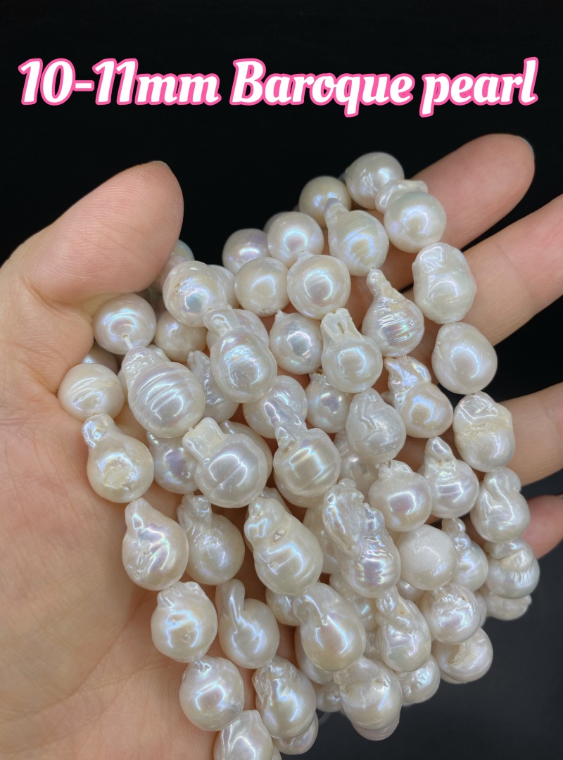 천연 담수 진주 초커 목걸이 바로크 진주 주얼리 & 여 - Silver Bead Clasps For Pearl Necklace 리뷰 및 가격