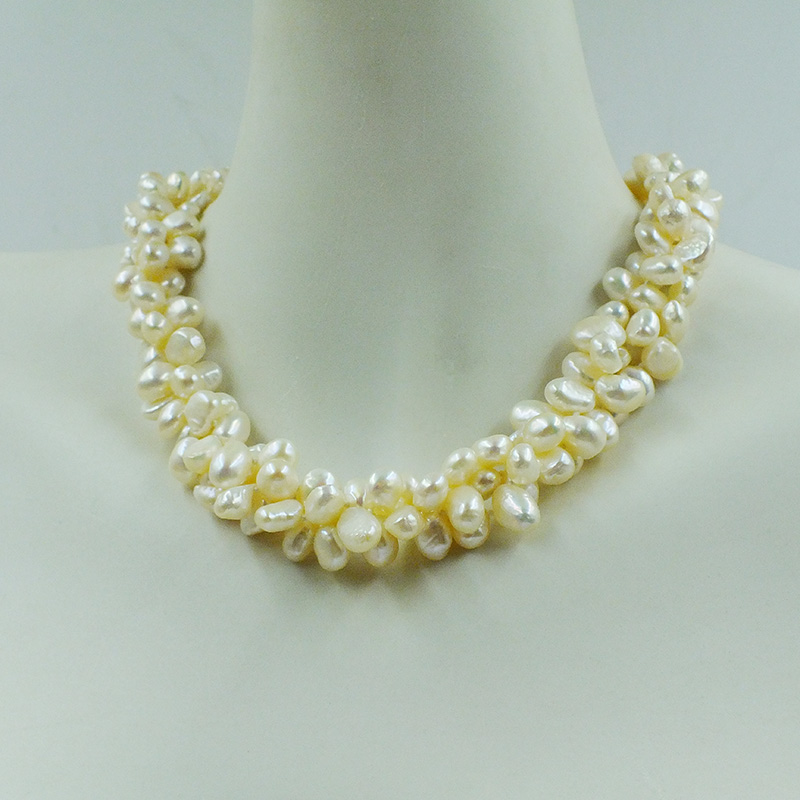 3가닥 8-9mm AAA 100% 천연 흰색 담수 진주 - Freshwater Cultured Pearl Necklace 8-9Mm 리뷰 및 가격